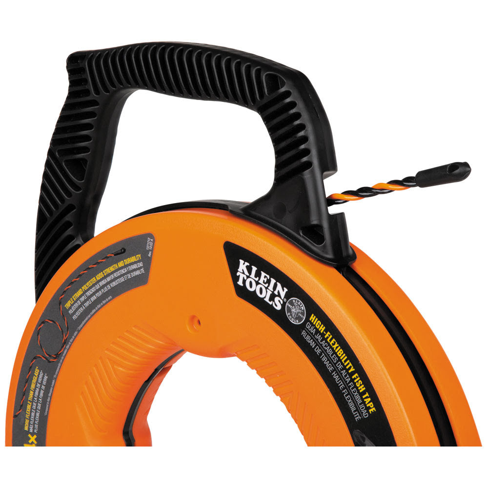 Klein 50375 High Flex Polyester Fish Tape, 75'