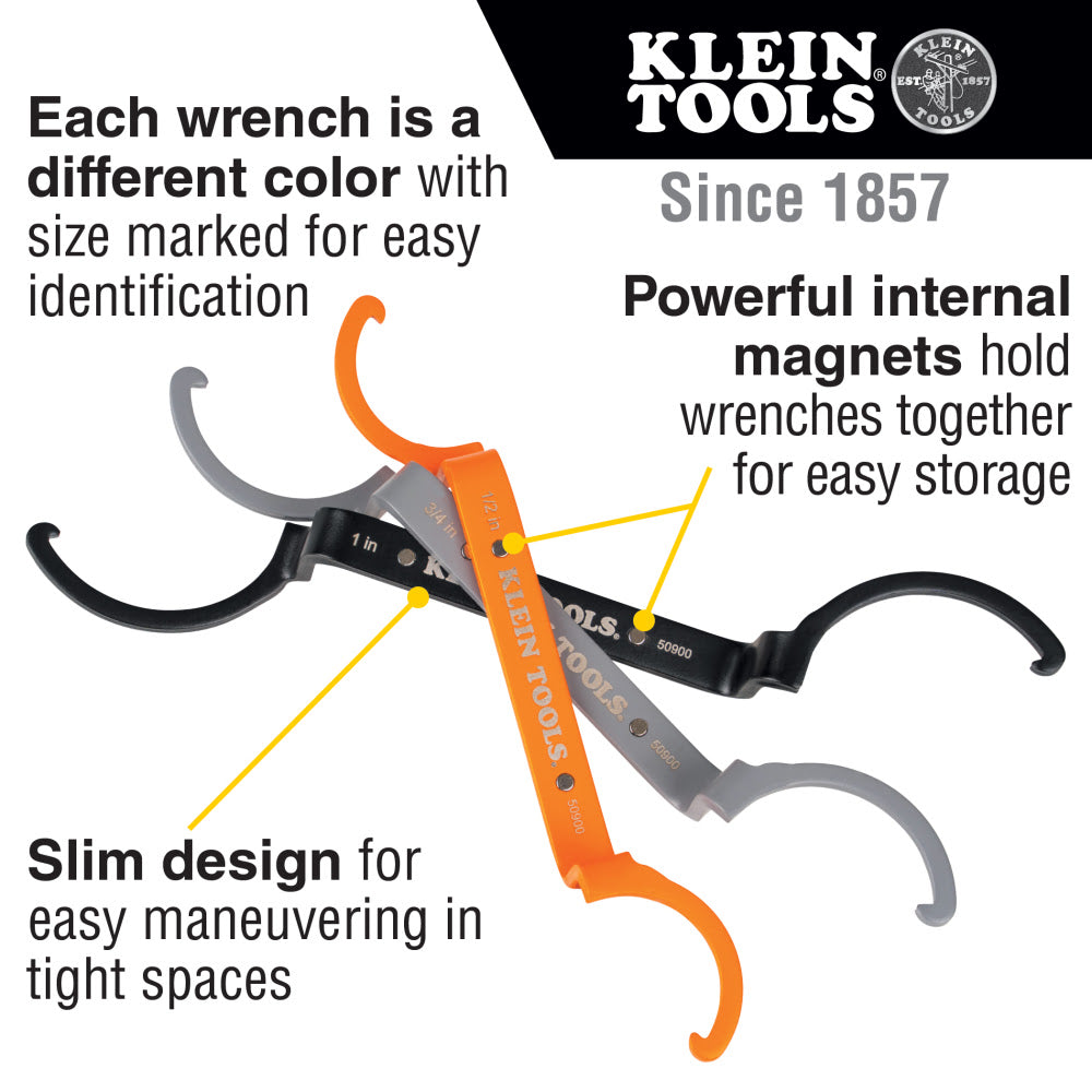 Klein 50900R Locknut Wrench Set