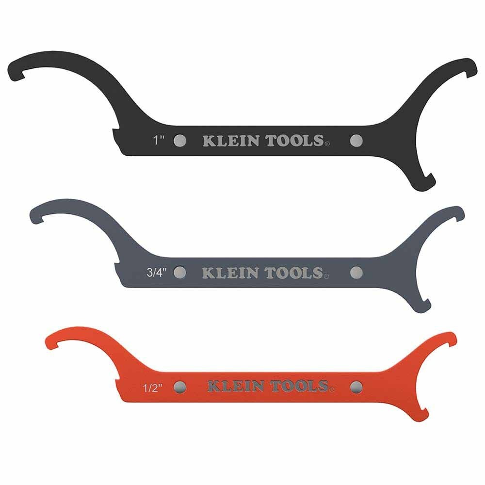 Klein 50901R Straight Locknut Wrench Set