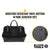 Klein 510212BLK Tool Bag, Black Canvas, 12"