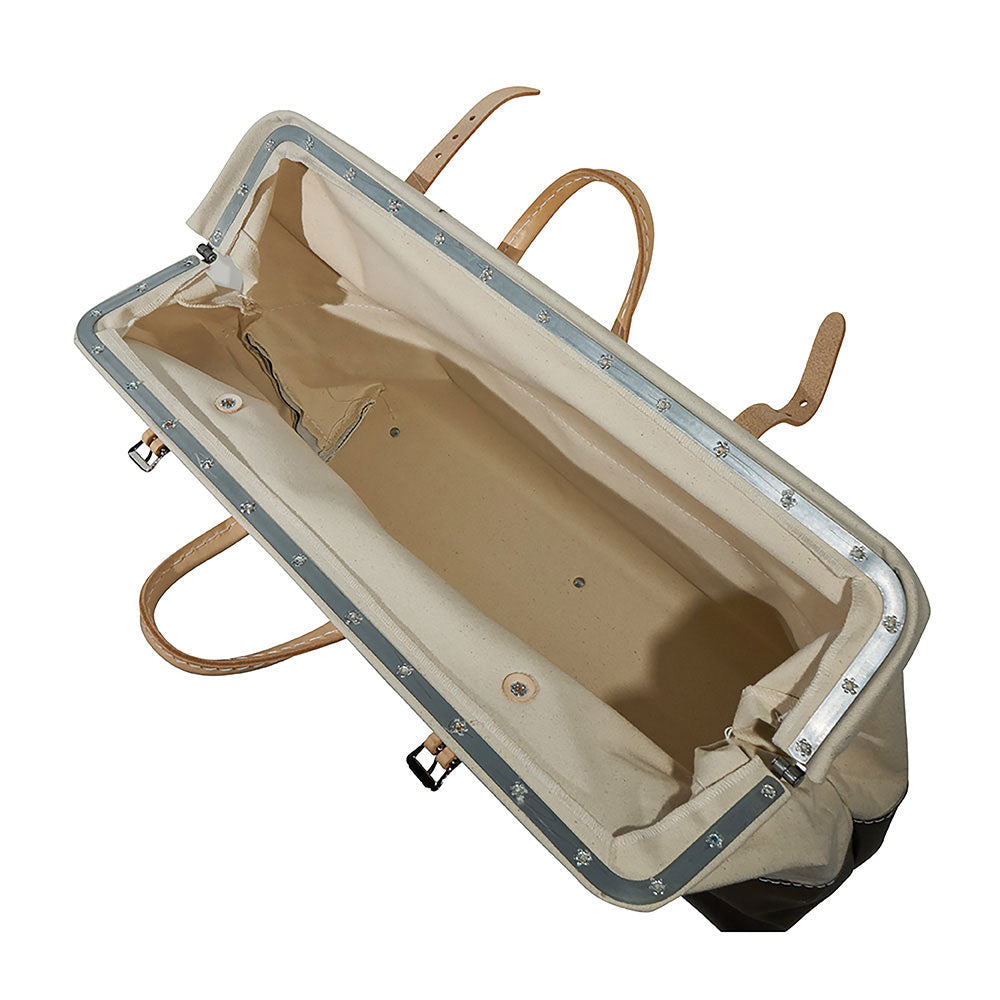 Klein Tools 5105-24 High-Bottom Canvas Tool Bag, 24"
