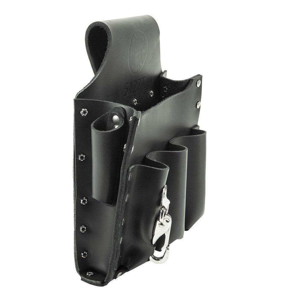 Klein 5127T Tool Pouch, 6 Pocket, Tunnel Loop