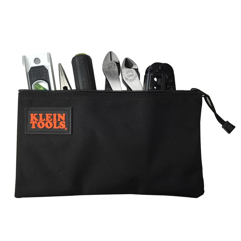 Klein Tools 5139B 12-1/2" Cordura Ballistic Nylon Zipper Bag
