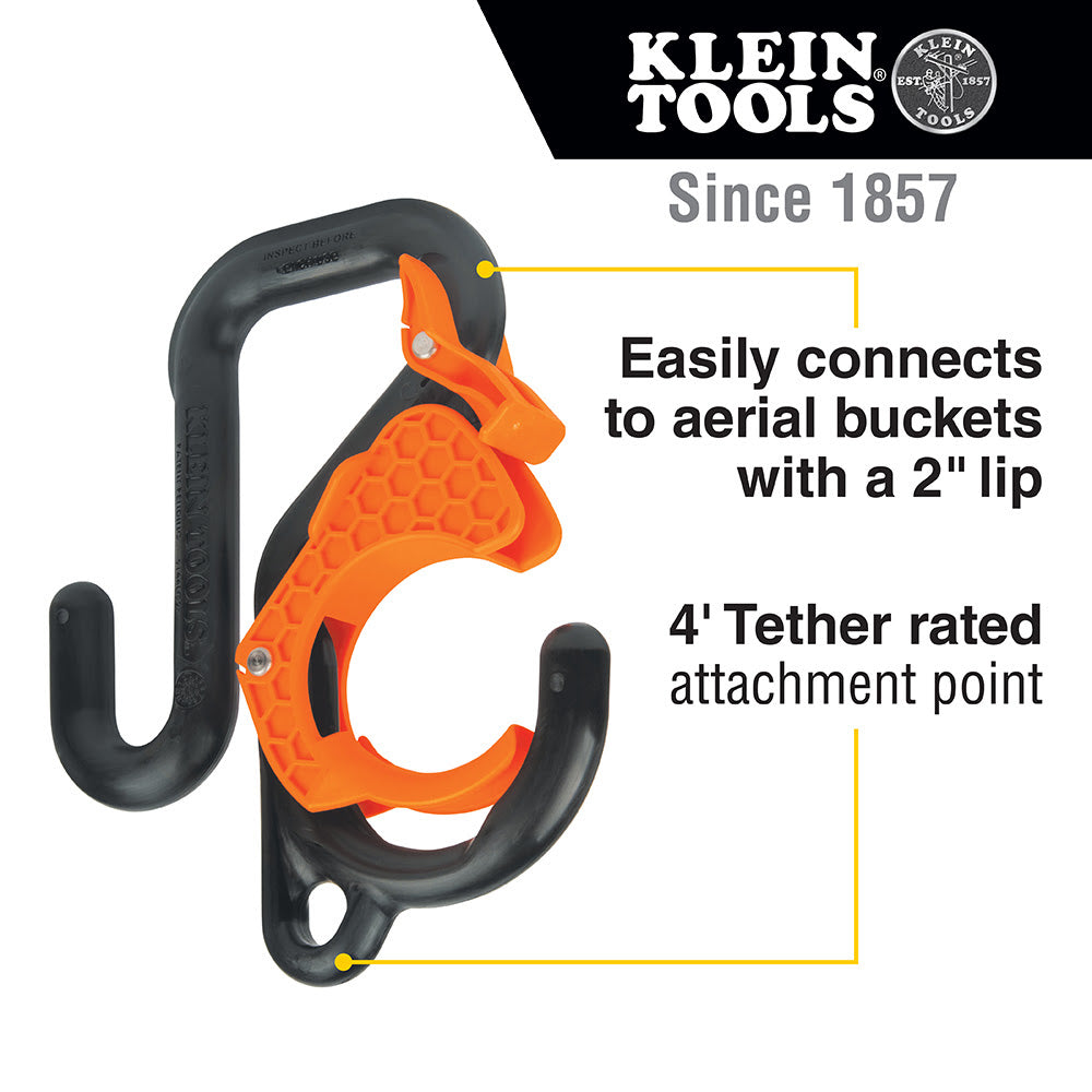 Klein 5144LG2 2-Inch Gated Bucket Hook