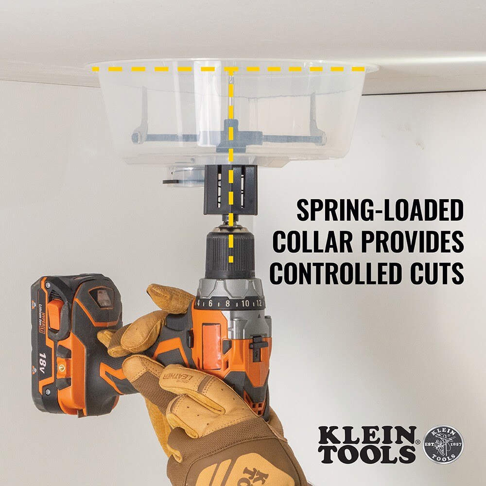 Klein 53710 Adjustable Hole Saw with Auto-Set Arms