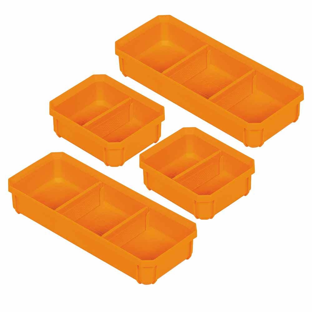 Klein 54810MB MODbox Replacement Bins, Short, 4-Pack