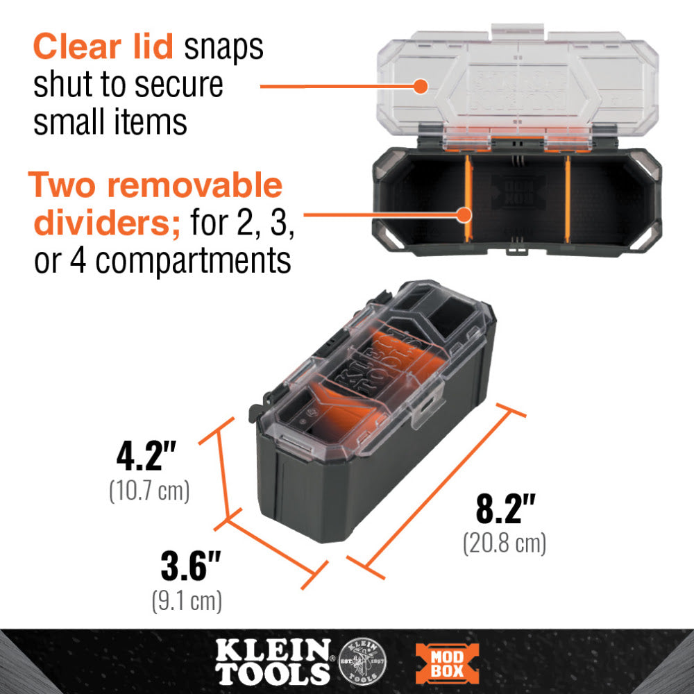 Klein 54815MB MODbox Parts Bin Rail Attachment