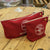 Klein Tools 5539LRED Canvas Bag with Zipper, Large Red