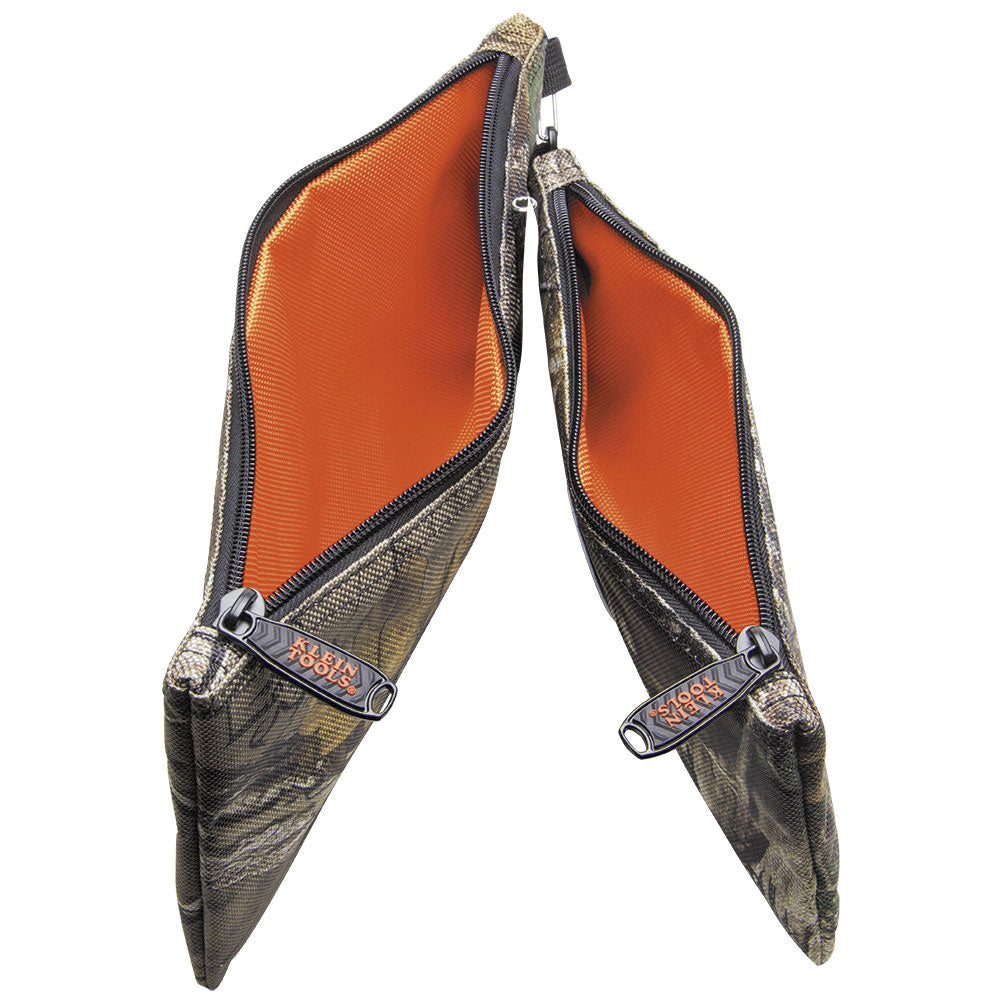 Klein 55560 Camo Zipper Bags, 2-pack