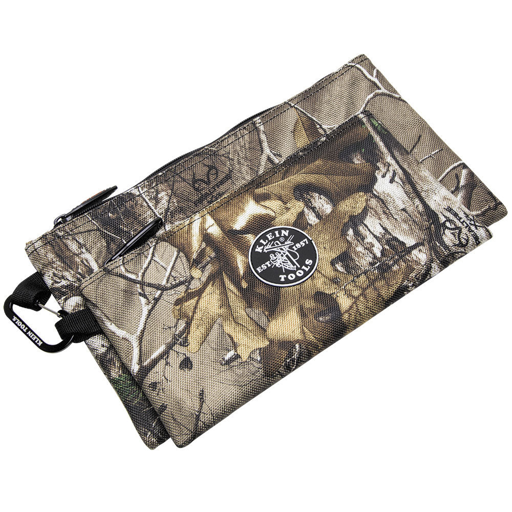 Klein 55560 Camo Zipper Bags, 2-pack