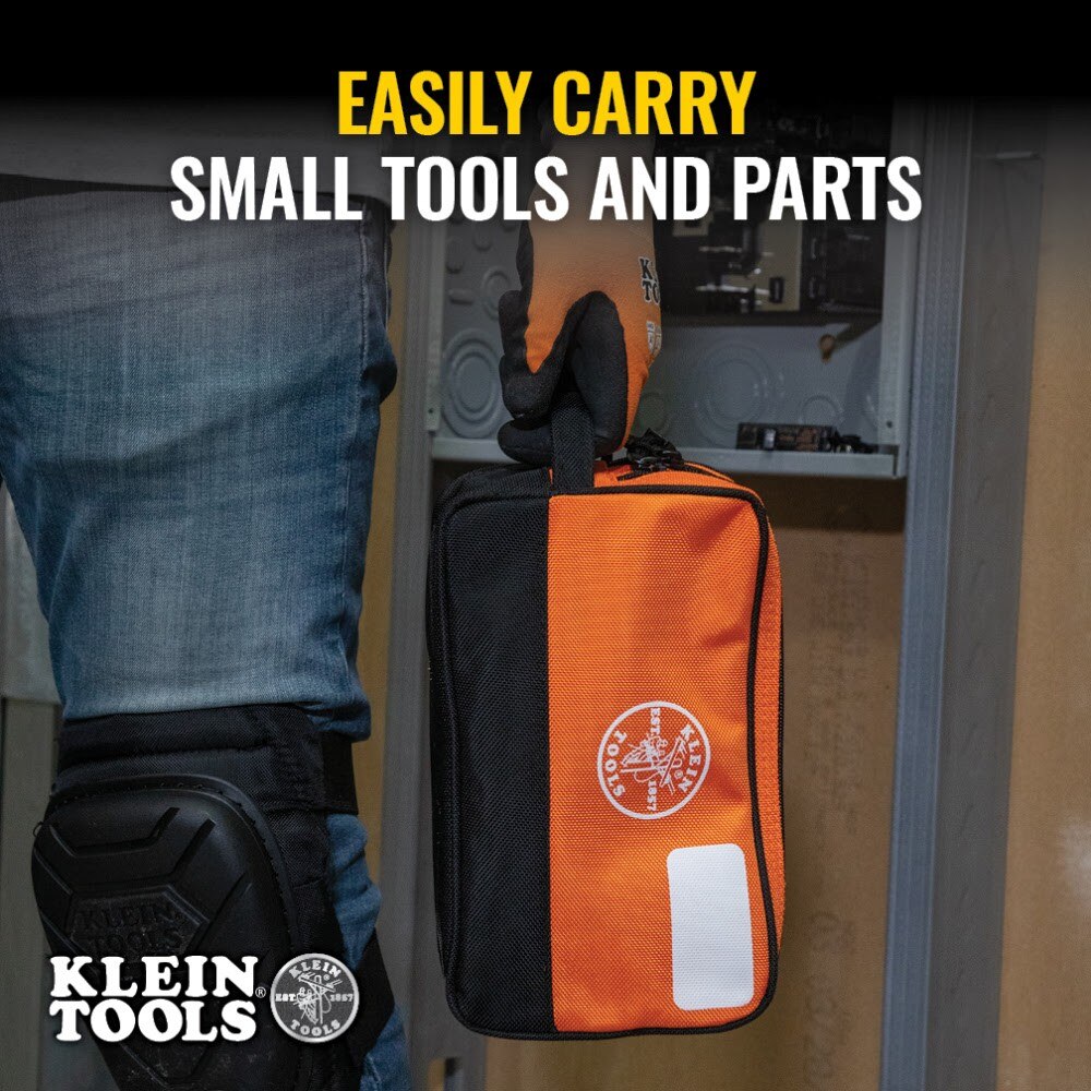 Klein 55582 Double Zipper Bag, 10 x 6"