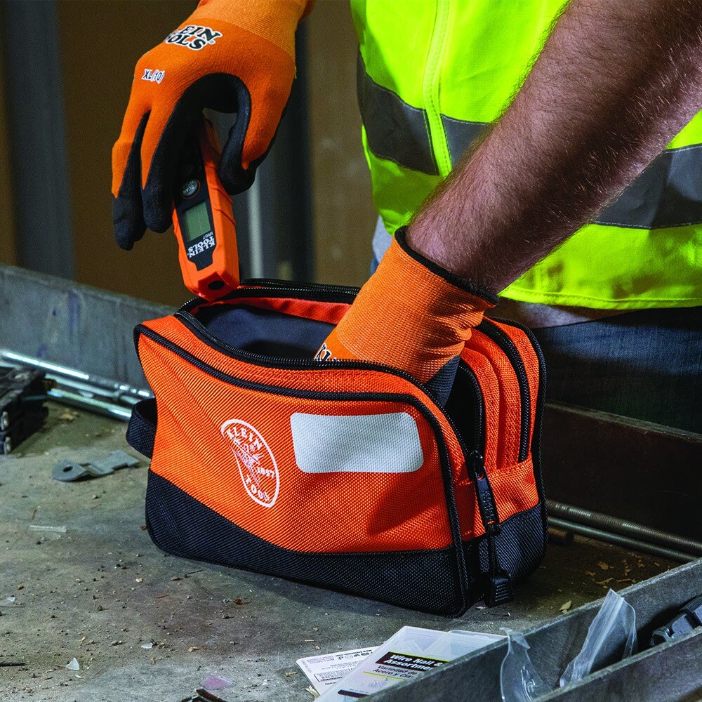 Klein 55582 Double Zipper Bag, 10 x 6"