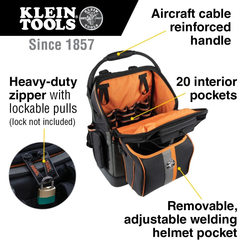 Klein 55665 Tradesman Pro™ Ironworker and Welder Backpack