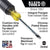 Klein Tools 601-4 3/16" Cabinet Tip Screwdriver 4"