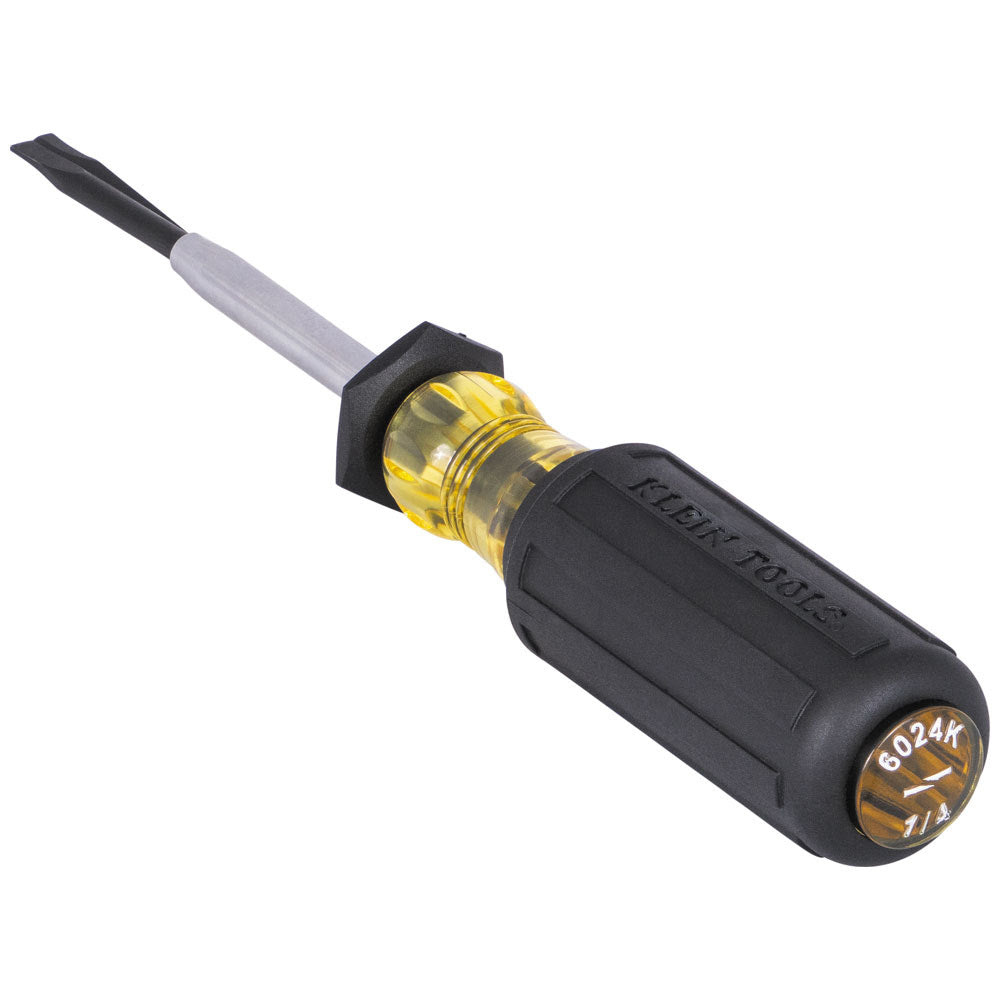 Klein 6024K Slotted Screw Holding Driver, 1/4"