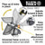 Klein Tools 60477 Replacement Face Shield Lens, Cap Style, Gray Tint