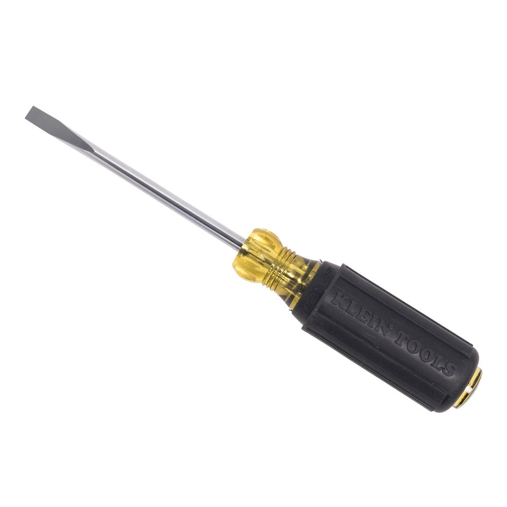Klein Tools 605-4 1/4&quot; Cabinet Tip Screwdriver 4&quot; Shank