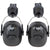 Klein 60502 Hard Hat Earmuffs, Full Brim Style