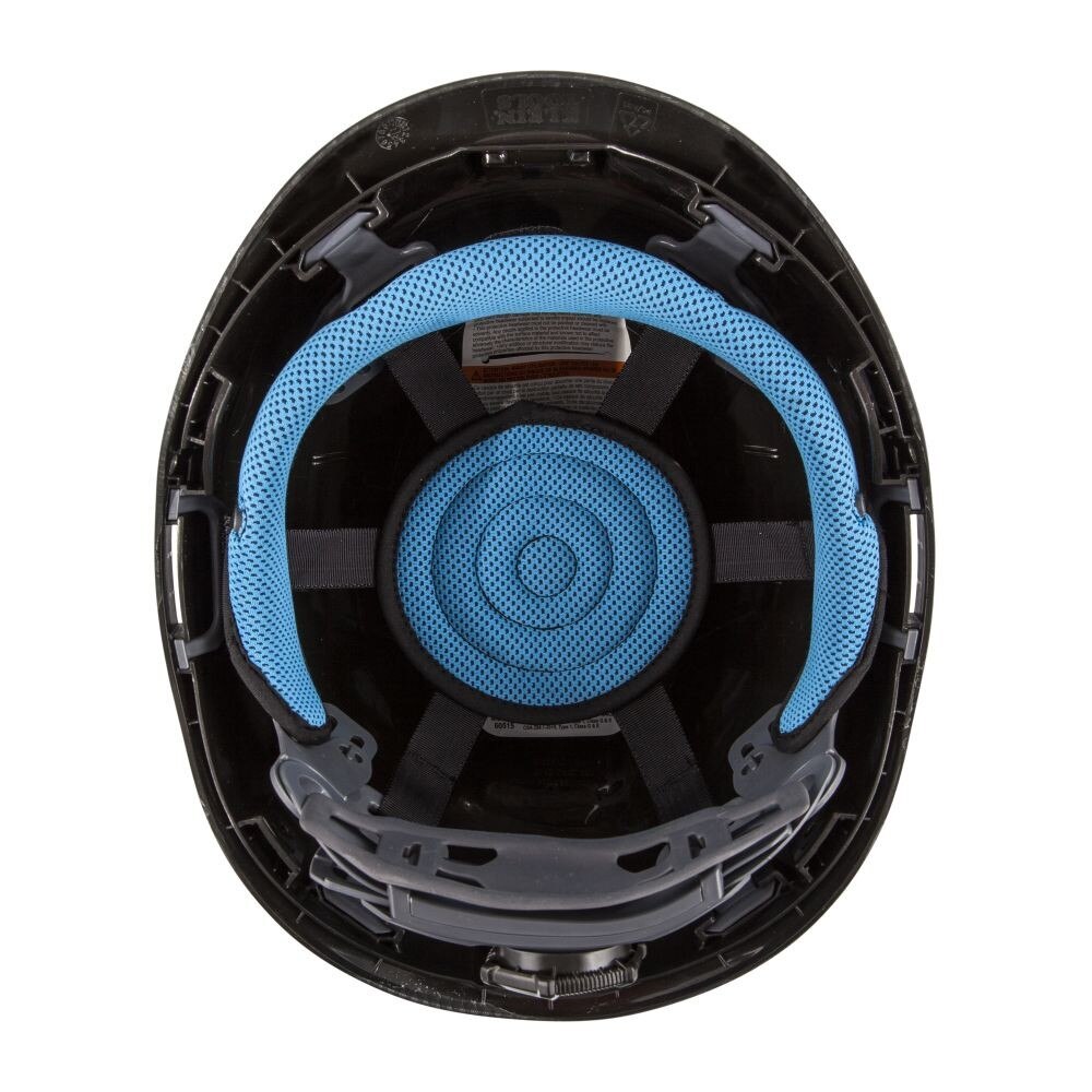 Klein 60517 Safety Helmet, Premium KARBN Pattern, Vented, Class C, Headlamp
