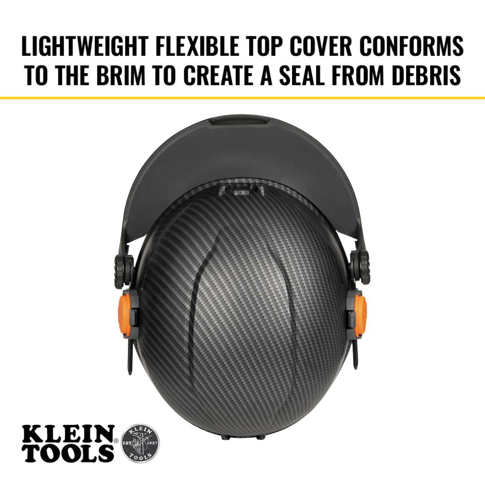 Klein 60528 Face Shield, Full Brim Hard Hat, Clear