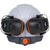 Klein 60532 Hard Hat Earmuffs for Cap Style and Safety Helmets
