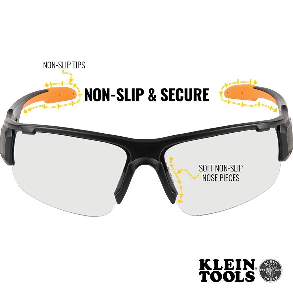 Klein 60536 Professional Safety Glasses, Indoor/Outdoor Lens