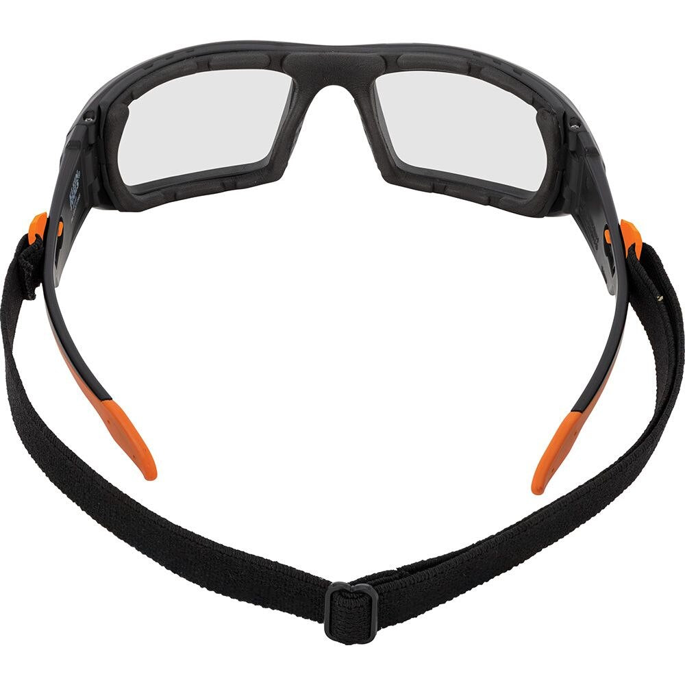 Klein 60538 Professional Full-Frame Gasket Safety Glasses, Indoor/Outdoor Lens