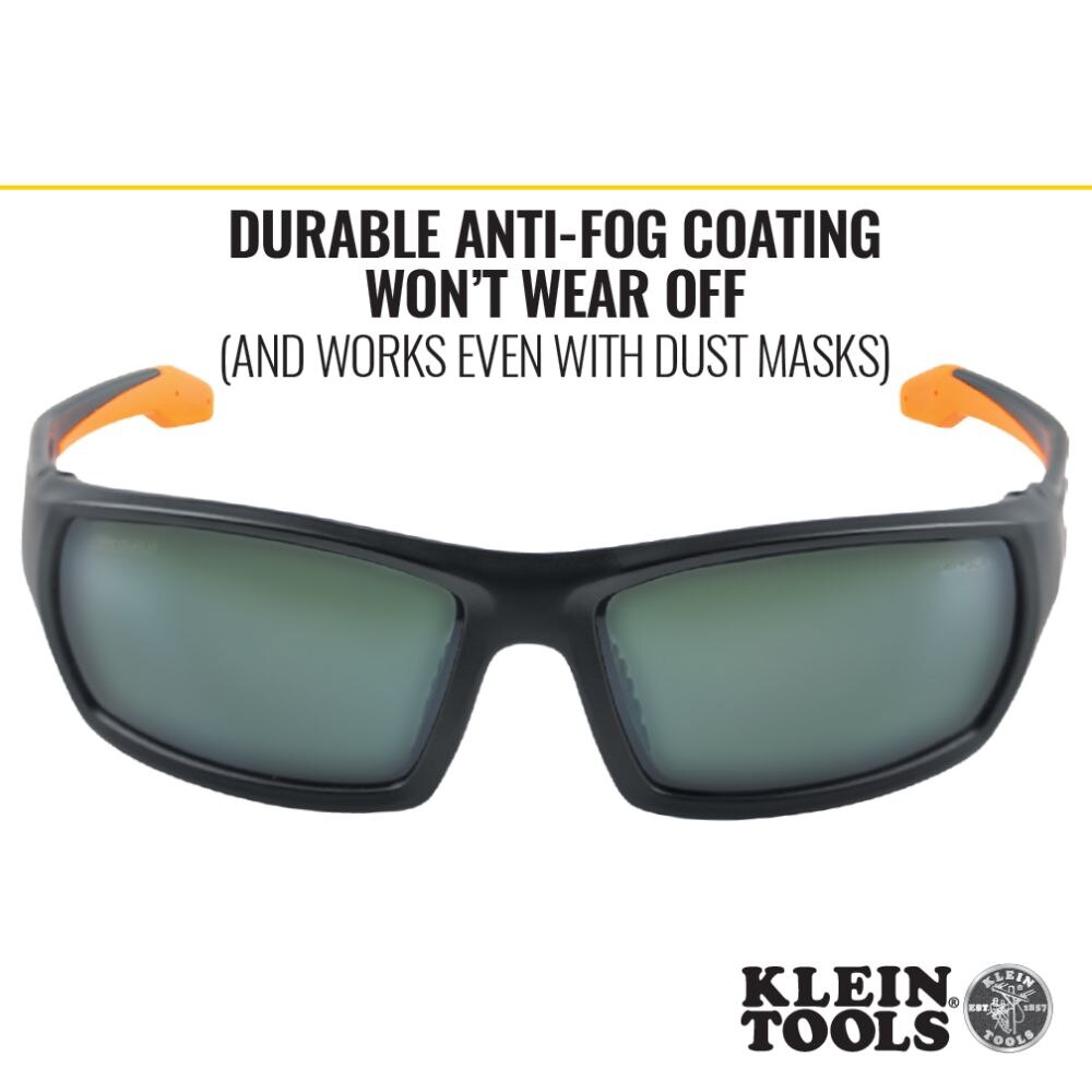 Klein 60539 Professional Safety Glasses, Full Frame, Polarized Lens