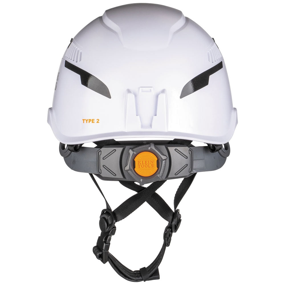 Klein 60565 Safety Helmet, Type-2, Vented Class C, White