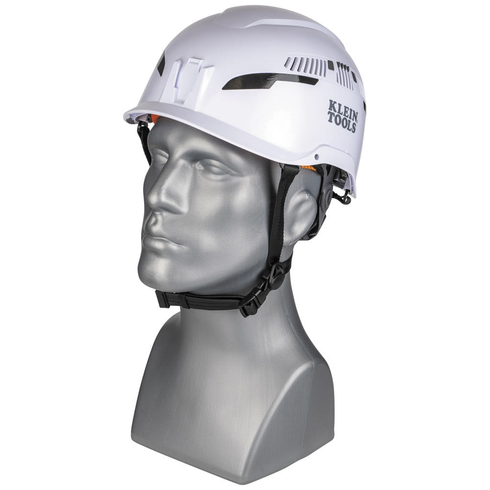 Klein 60565 Safety Helmet, Type-2, Vented Class C, White