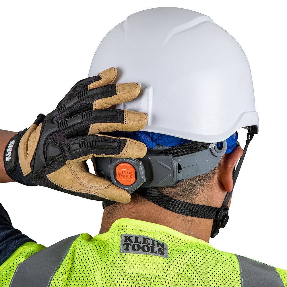 Klein 60565 Safety Helmet, Type-2, Vented Class C, White