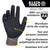 Klein 60589 Knit Dipped Gloves, Cut Level A4, Touchscreen, Large, 2-Pair