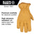 Klein 60604 Cowhide Leather Gloves, Large
