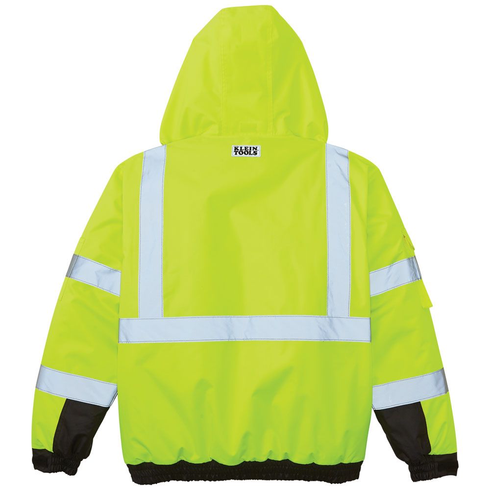 Klein 60612 High-Visibility Winter Bomber Jacket, 3XL