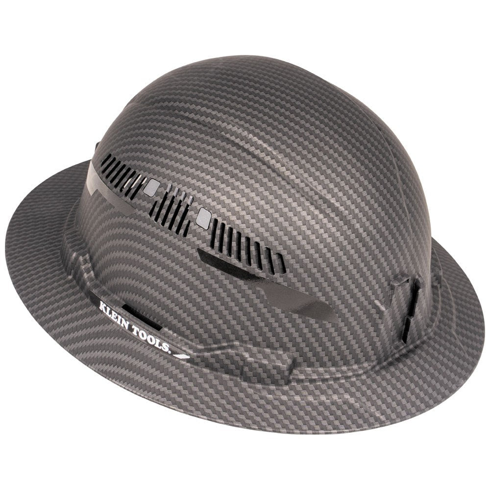 Klein 60626 Hard Hat, Premium KARBN Pattern, Vented Full Brim, Class C