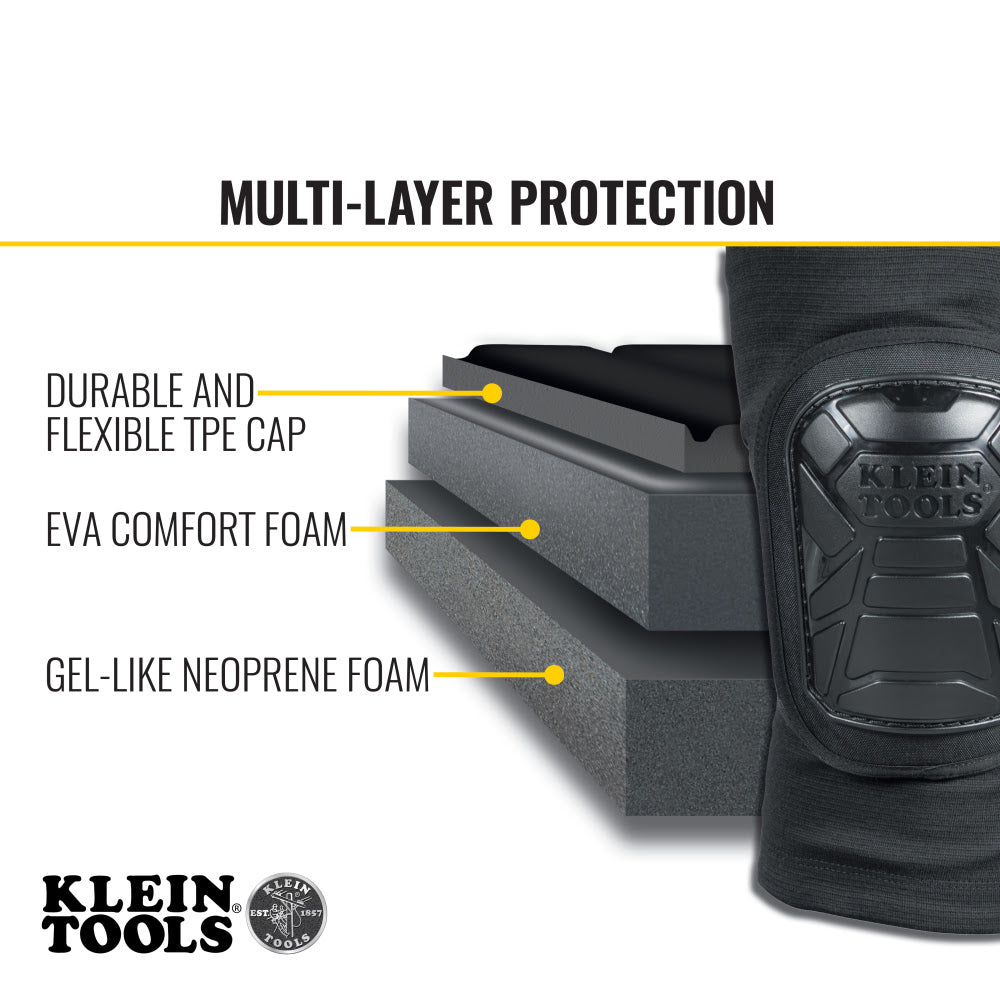 Klein 60630 Tough-Flex Knee Pad Sleeve L/XL