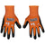 Klein 60672 Knit Dipped Gloves, Cut Level A1, Touchscreen, Large, 1-Pair