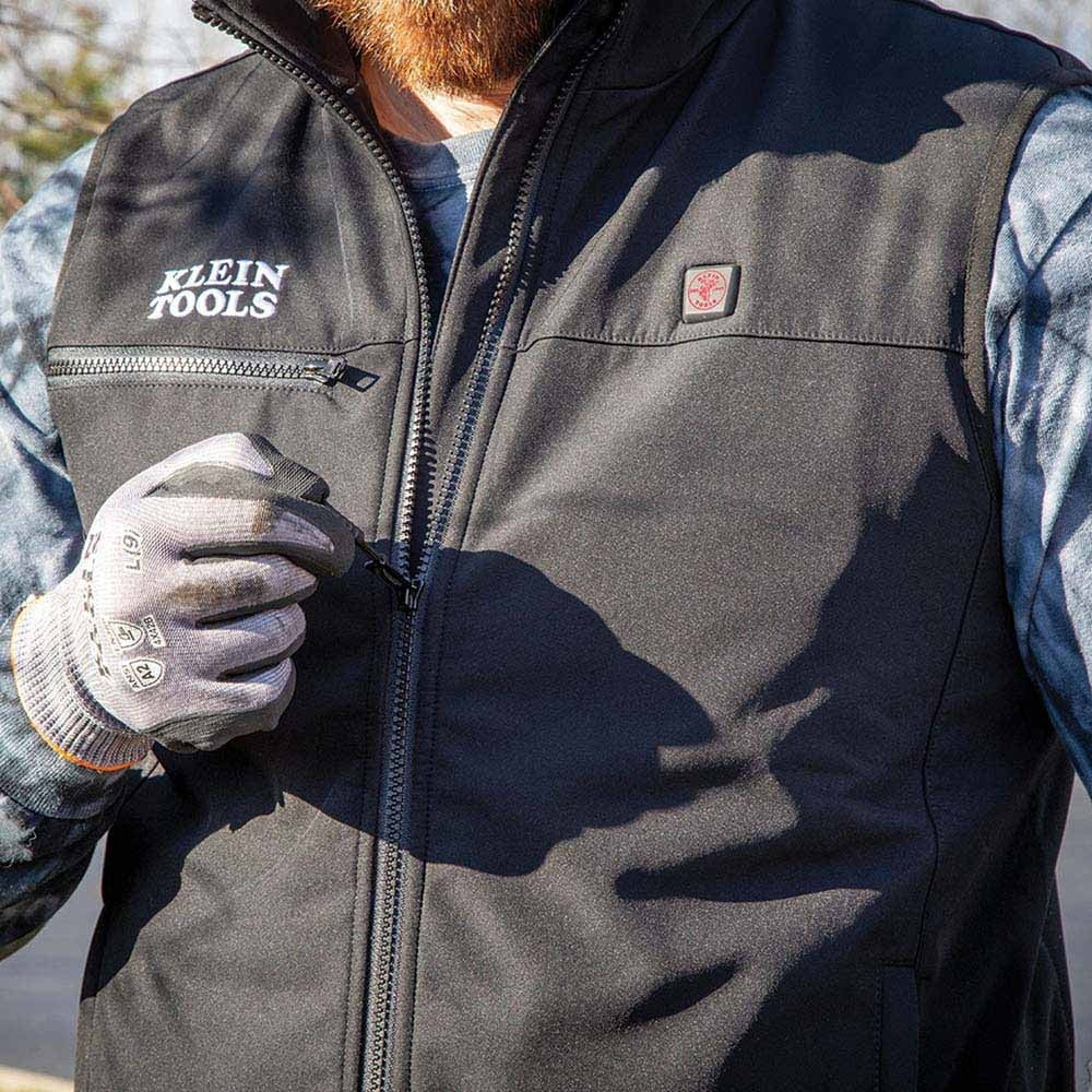 Klein 60955 Heated Base Layer Vest, Extra-Large