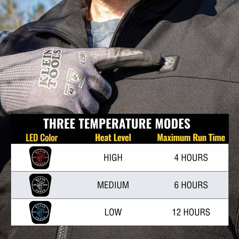 Klein 60956 Heated Base Layer Vest, 2X-Large