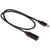 Klein 62807 USB-C Male to Female Cable, 1.5'