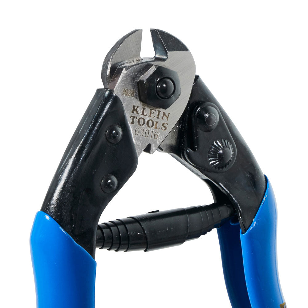 Klein Tools 63016 Heavy-Duty Cable Shears, Blue, 7 1/2"es