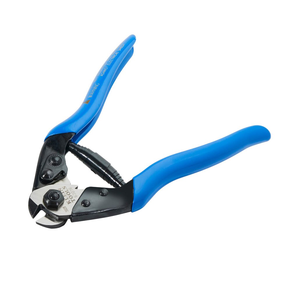 Klein Tools 63016 Heavy-Duty Cable Shears, Blue, 7 1/2"es