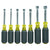 Klein Tools 631M Magnetic Nut Driver Set 3" Shaft, 7 Piece