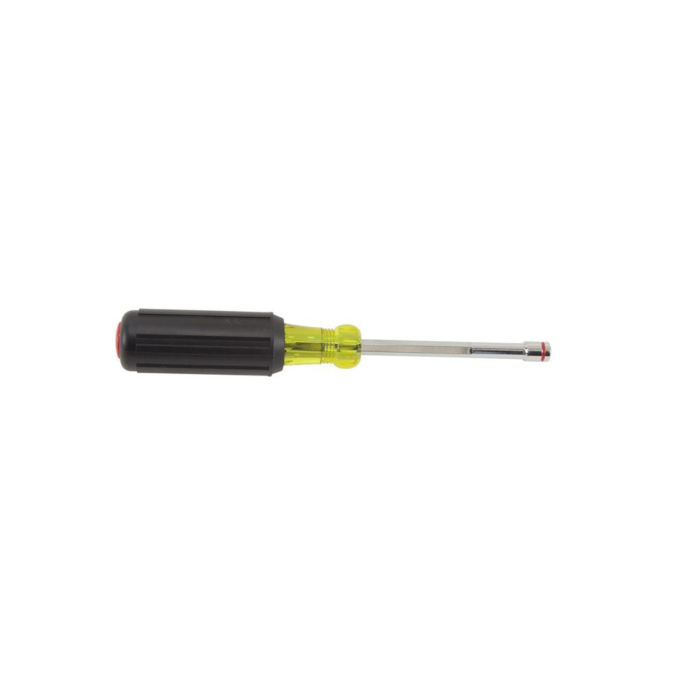 Klein 635-1/4 1/4" Nut Driver, Magnetic Tip, 4" Shaft