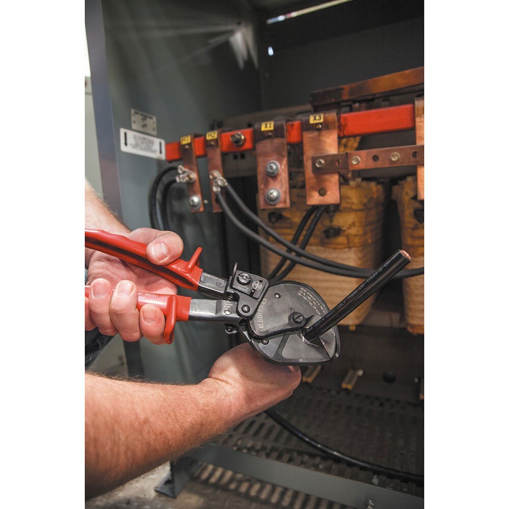 Klein Tools 63711 Open Jaw Ratcheting Cable Cutter