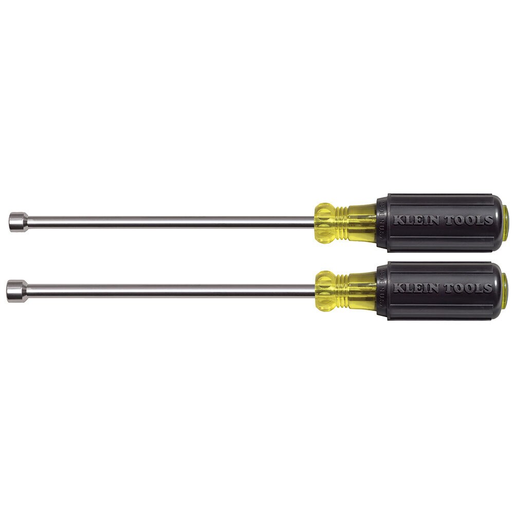 Klein 646M Magnetic Nut Driver Set, 6" Shafts, 2-Piece