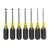 Klein 65160 Metric Nut Driver Set, 3" Shafts, 7-Piece