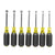 Klein 65160 Metric Nut Driver Set, 3" Shafts, 7-Piece