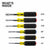 Klein 65456MAG Color-Coded Magnetic Hollow-Shaft Heavy-Duty Nut Driver Set, 6-Piece