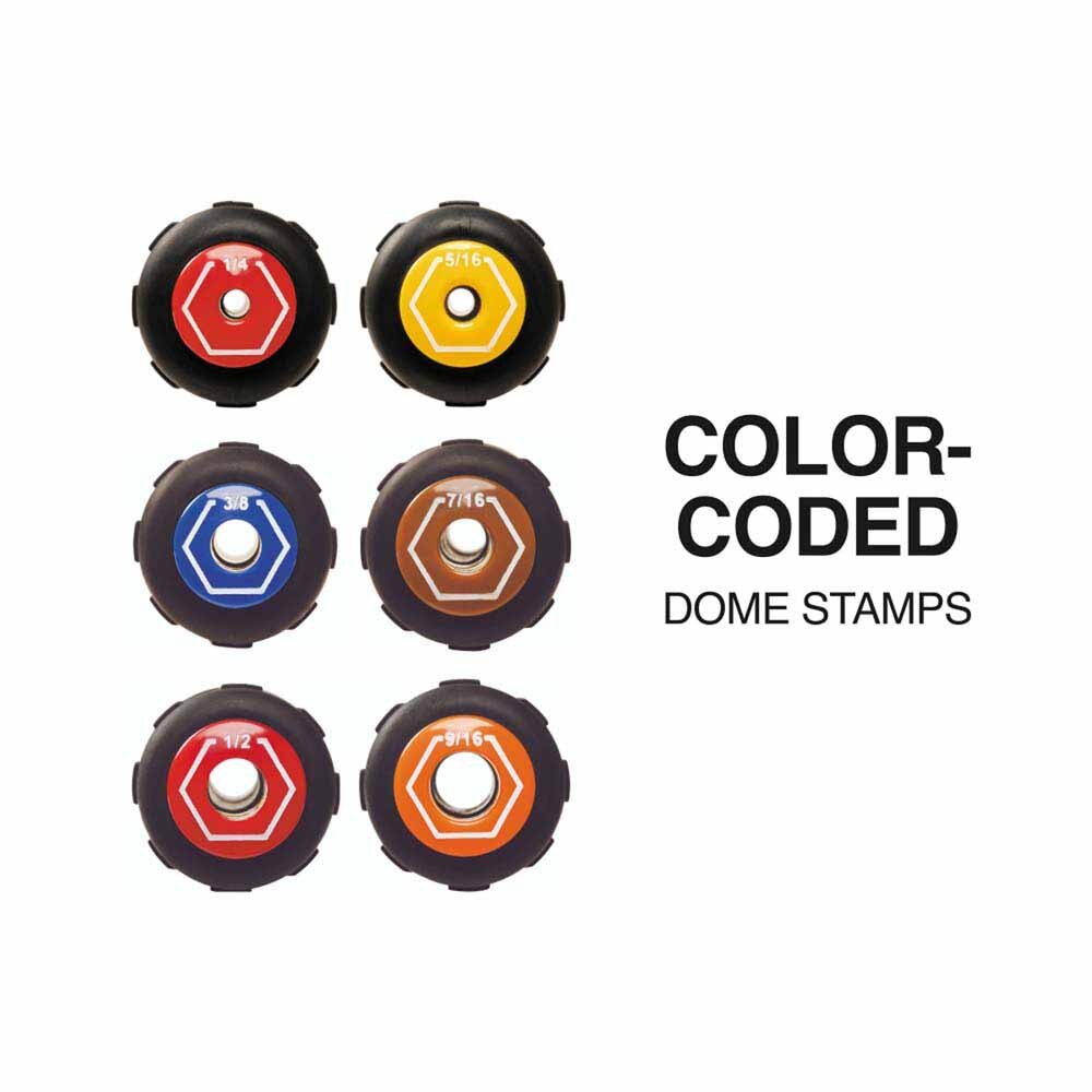 Klein 65456MAG Color-Coded Magnetic Hollow-Shaft Heavy-Duty Nut Driver Set, 6-Piece